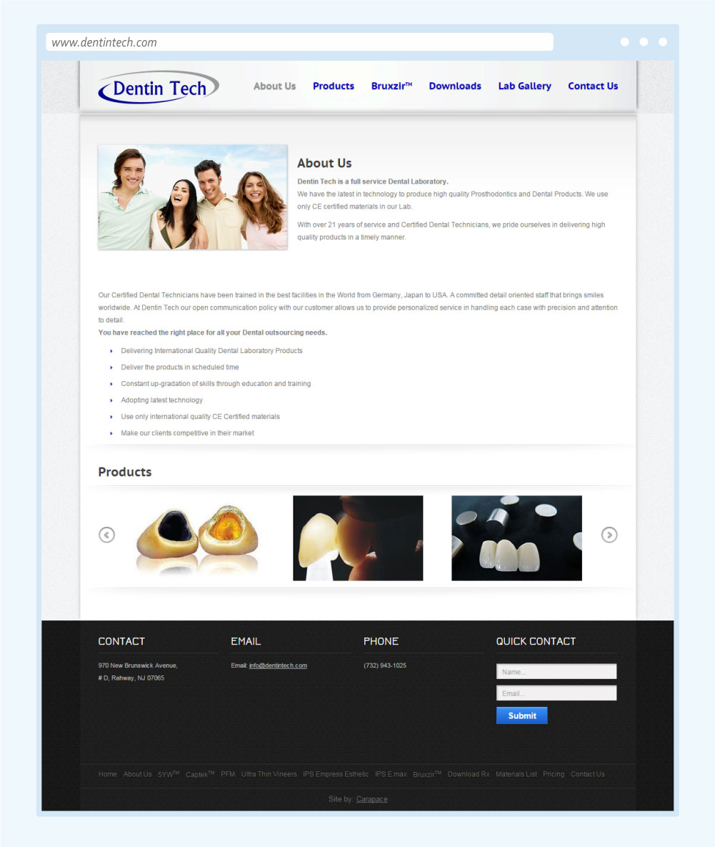 responsive corporate website designing