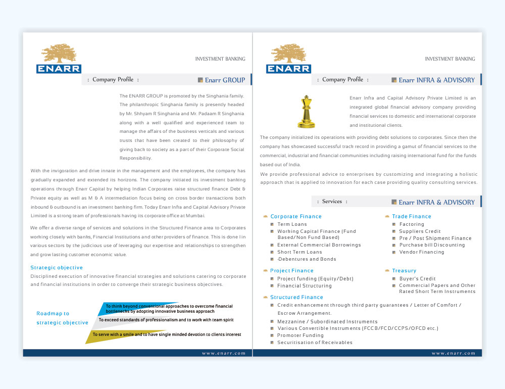 corporate brochure designing