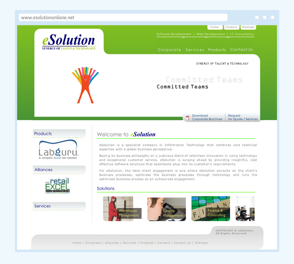 corporate website designing