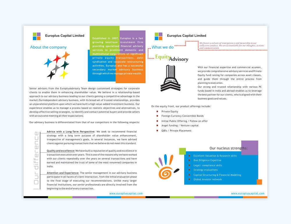 corporate brochure designing