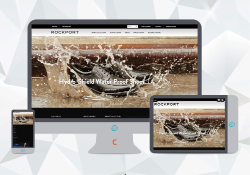 website designing and development for rockport
